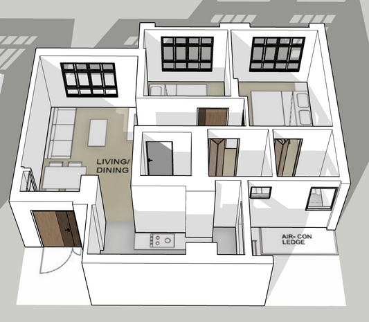 Tanjong Tree Residences @ Hougang 3-room type 2