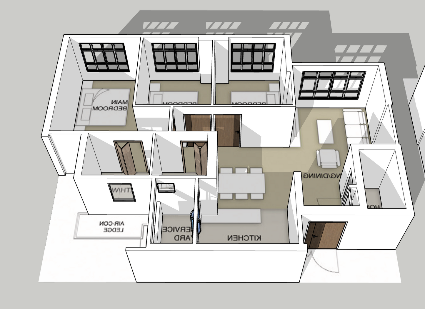 Brickland Weave 4-room
