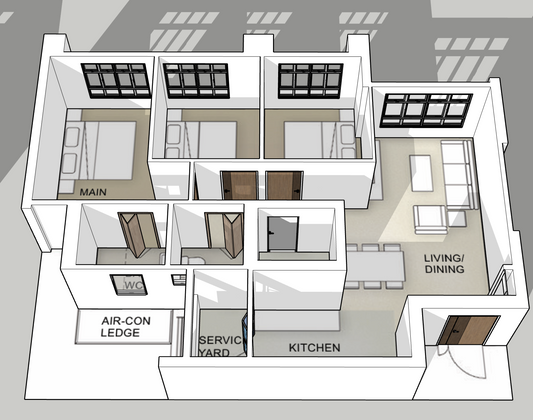 Verandah @ Kallang 4-room type 2