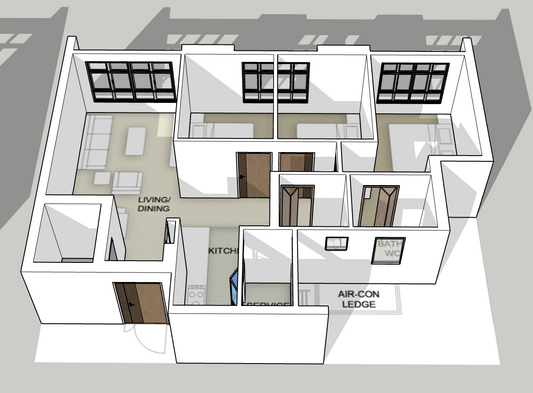 Queen's Arc 4-room