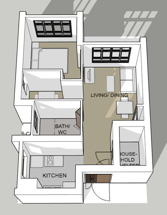 Tanjong Rhu Parc Front 2-room type 2
