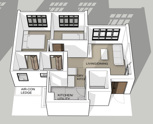 Jurong West Crystal 3-room