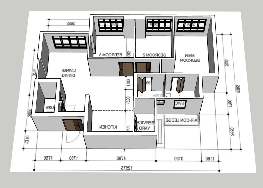Pine Ville @ AMK 4-room type 1