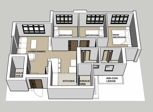 Tenteram Vantage 4-room type 1