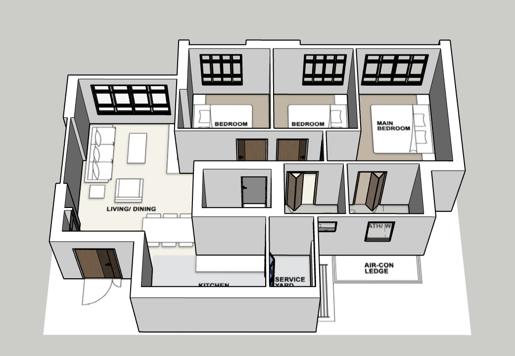 Ghim Moh Natura 4-room type 1