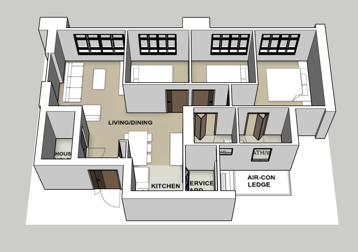 Berlayar Residences 4-room