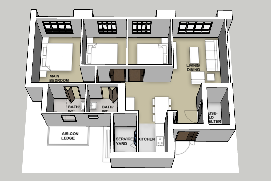 Mount Pleasant Crest 4-room
