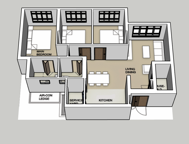 Sin Ming Residences 4-room