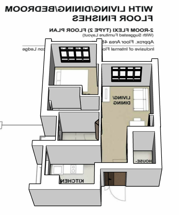 Berlayar Rise 2-room type 2