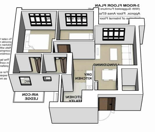 Berlayar Rise 3-room