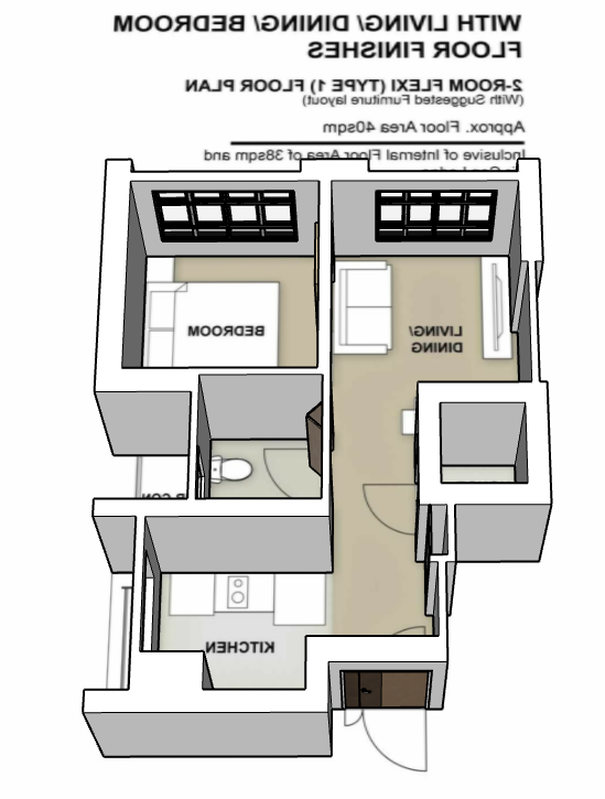 Lakeview Cascadia 2-room type 1
