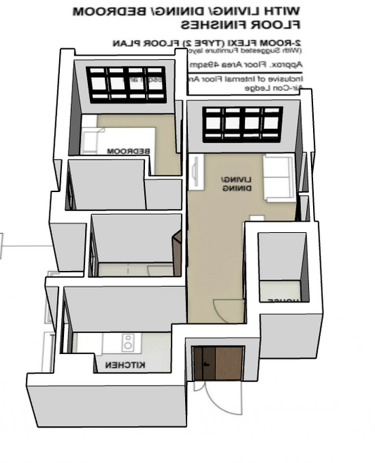 Lakeview Cascadia 2-room type 2