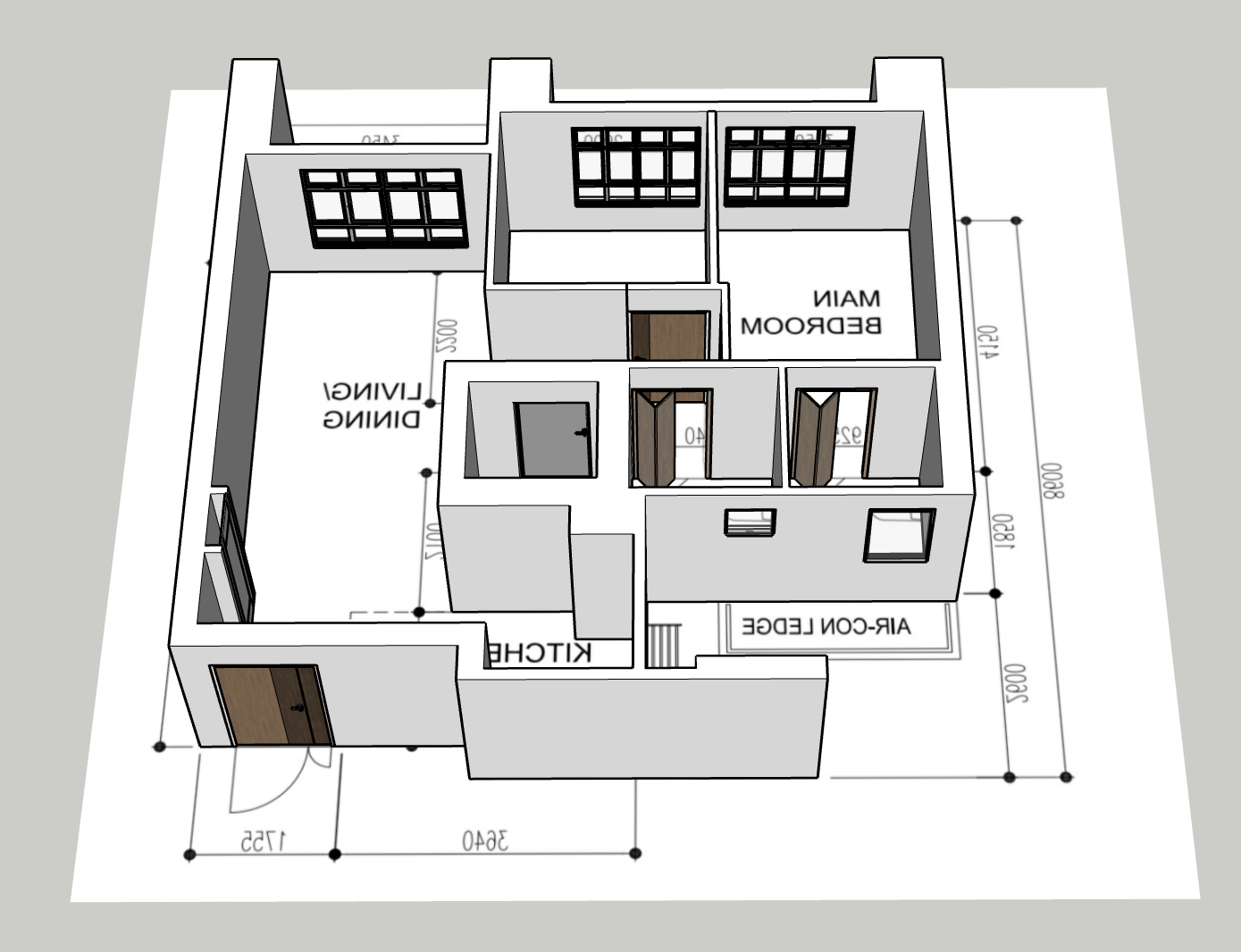 River Peaks I & II 3-room