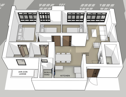 Alexandra Peaks 4-room (2023)