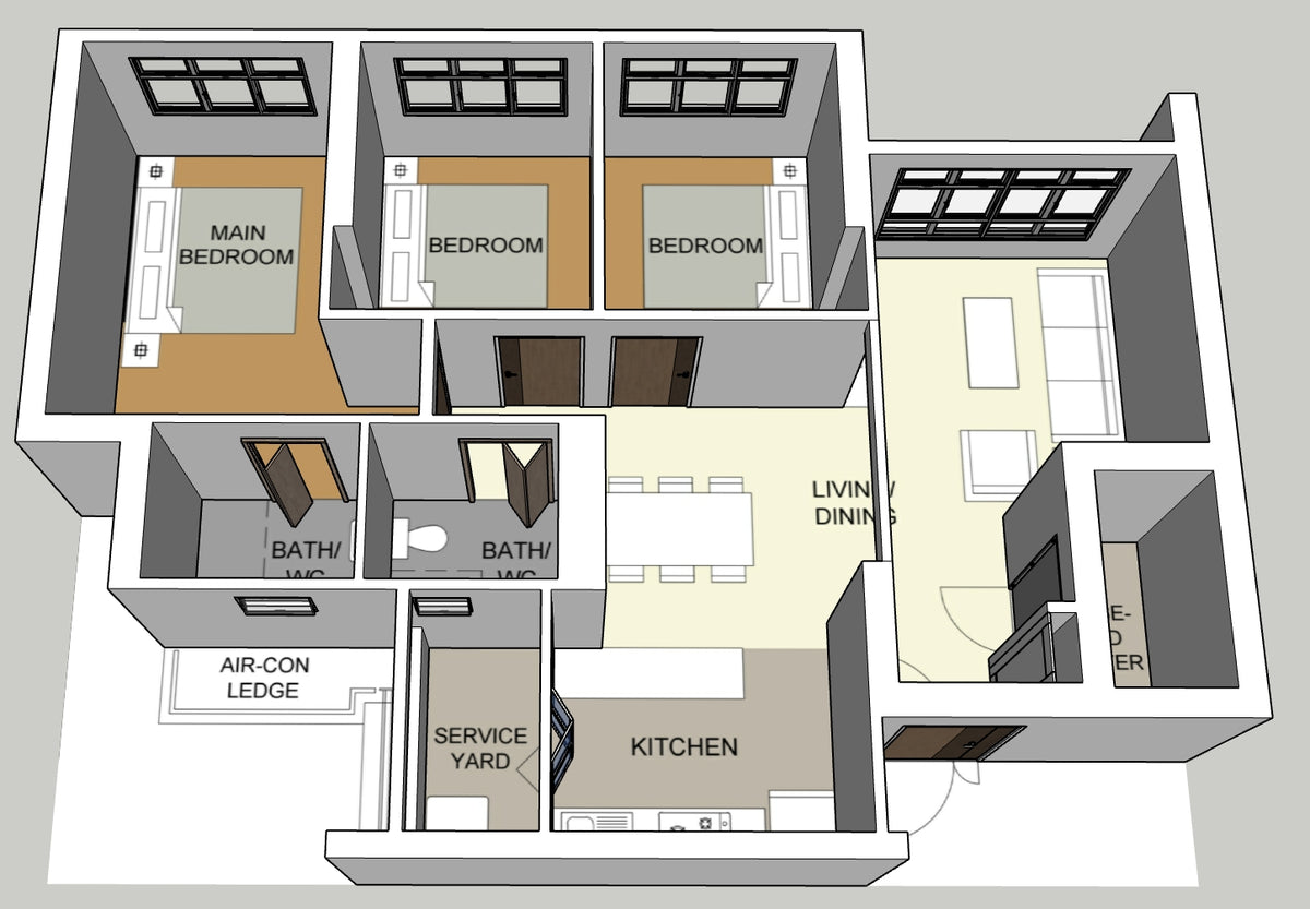 Bishan Ridges Model Bishan Ridges 4-room – BTOmyhome