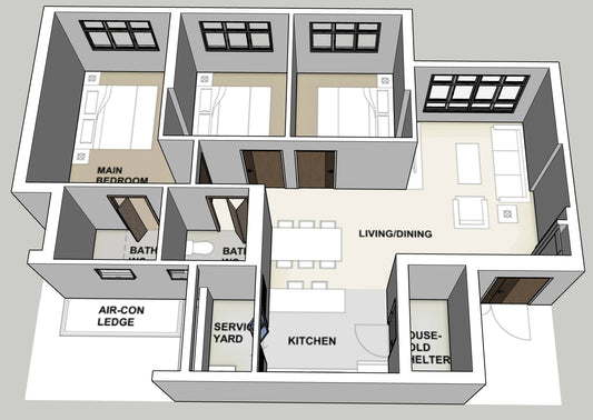 West Hill @ Bukit Batok 4-room type 2