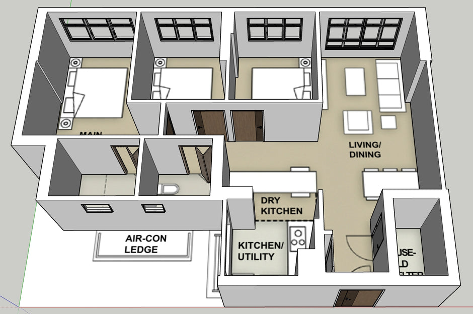Singapore BTO 4-room 3D models – tagged 