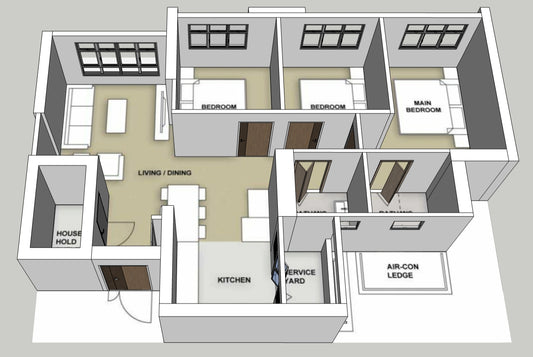 Teban Breeze 4-room