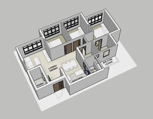 Pine Ville @ AMK 4-room type 2