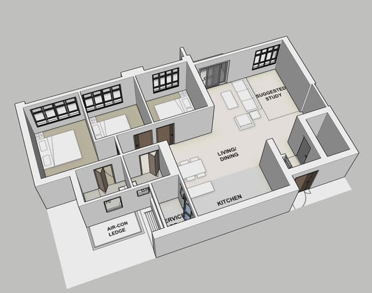 Woodlands North Verge 5-room balcony