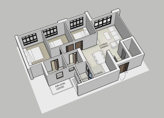 Ping Yi Court 4-room