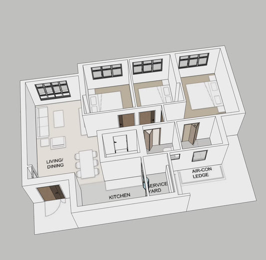 Dakota Crest 4-room type 1