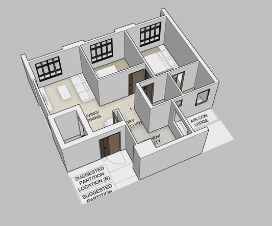 Queen's Arc 3-room