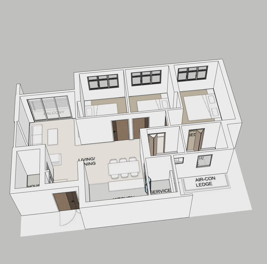 Dakota Crest 4-room Balcony