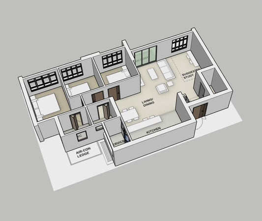 Woodlands North Grove 5-room Balcony