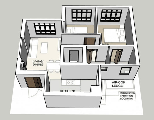 Dakota Crest 3-room